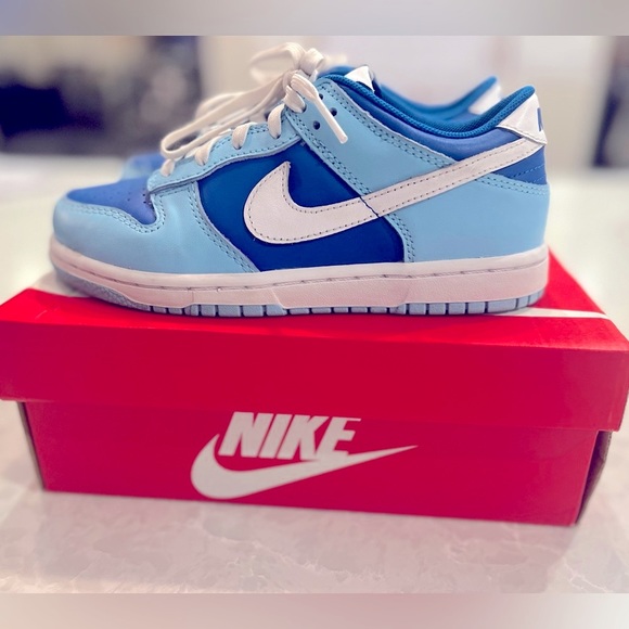 Nike (PS) NIKE DUNK LOW RETRO QS 'ARGON' SKU: DV2635 400 - Picture 7 of 9